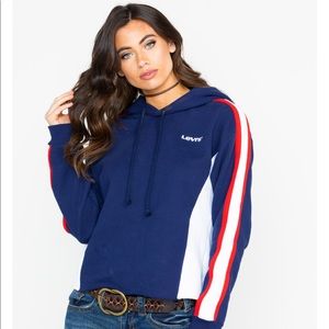 NWT Levi’s striped maritime hoodie